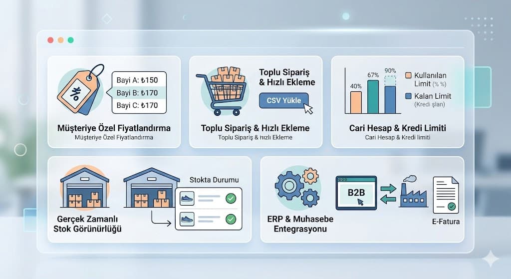 2. B2B Portalın Olmazsa Olmaz Özellikleri