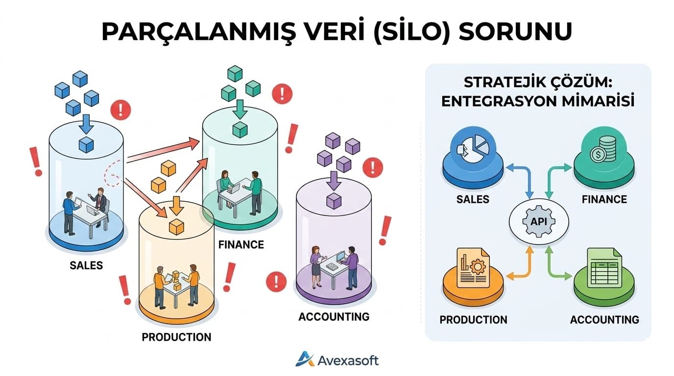 3. Parçalanmış Veri (Silo) Sorunu: Dijital Kaos mu, Dijitalleşme mi?