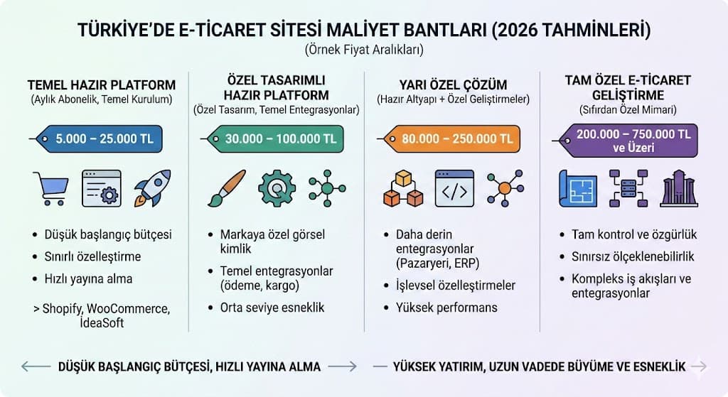 3. Özel E-Ticaret Geliştirme: Ne Zaman Gerekir?