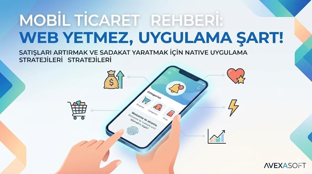 e-ticaret mobil uygulama ve web sitesi karşılaştırması satış dönüşüm oranı