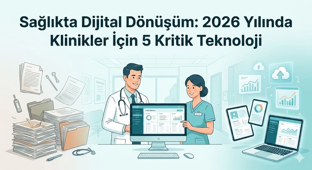 1. Kağıtsız Kliniğe Geçiş: Mekan ve Zaman Tasarrufu