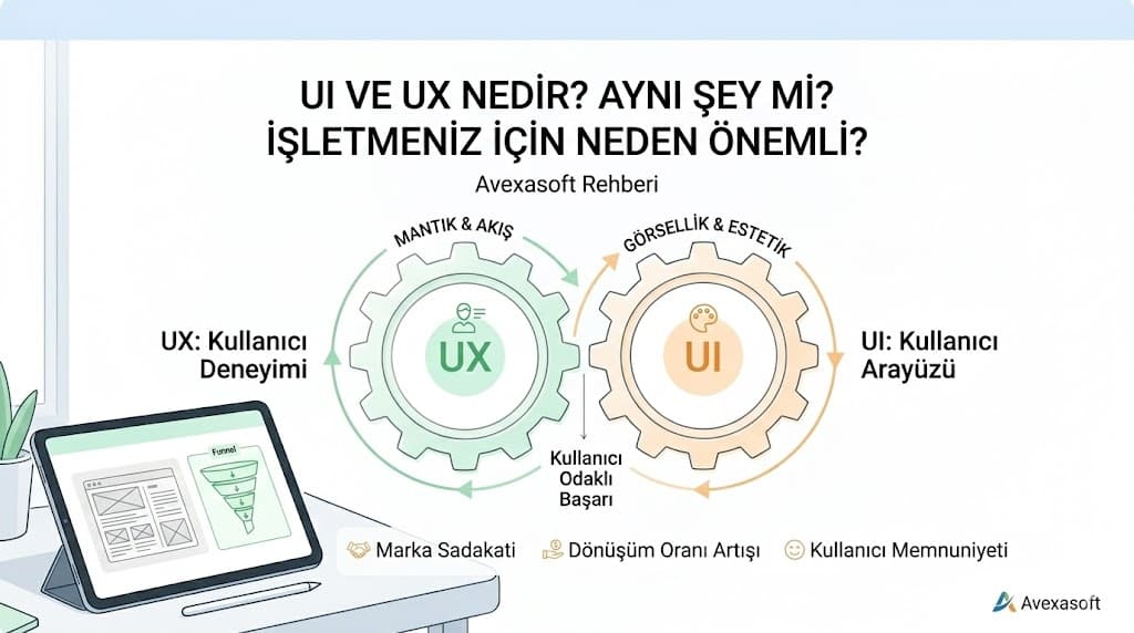 UI ve UX Arasındaki Fark Nedir? İşletmenize Ne Katar?