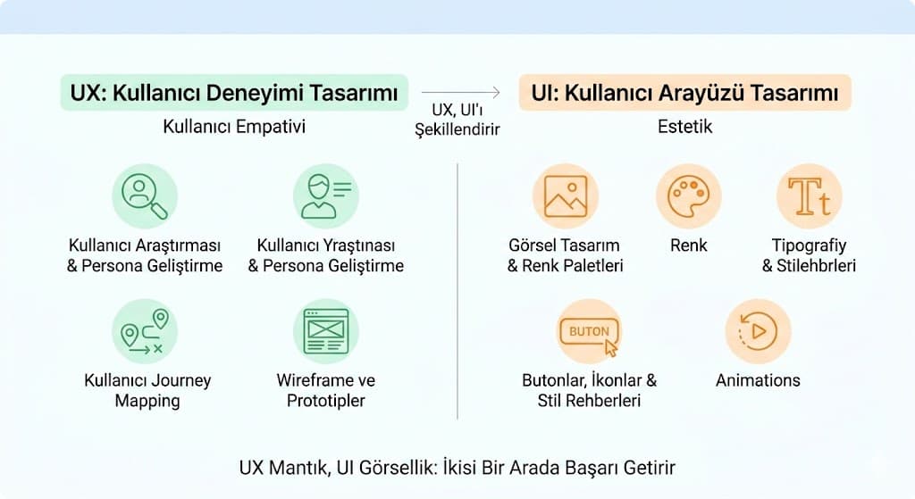 3. UI/UX'in Birlikte Önemi