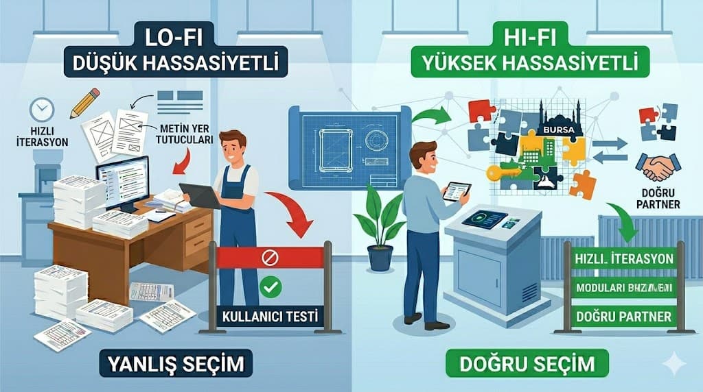 Wireframe Nedir? Dijital Ürün Tasarımında Neden İlk Adım Wireframe? - Lo-fi Wireframe