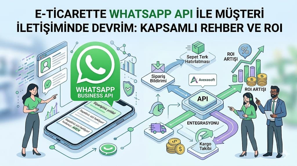 e ticarette whatsapp entegrasyonu siparis destek