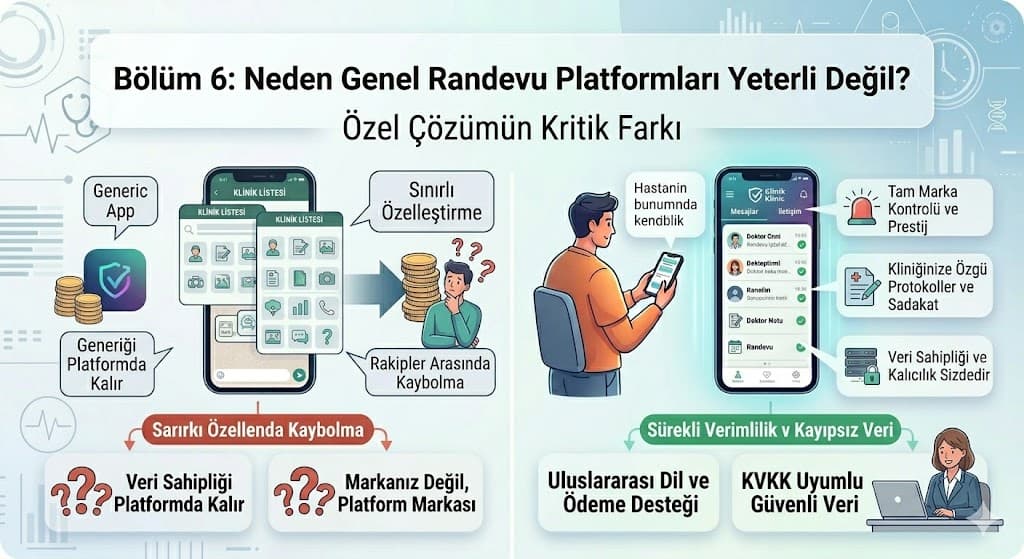 6. Neden Genel Randevu Platformları Yeterli Değil?